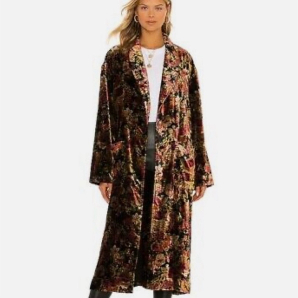 Free People Simone Velvet Duster